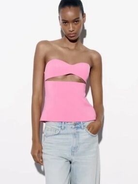 Zara Cut Out Corset Top